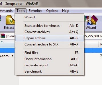 Repair Archive RAR and ZIP